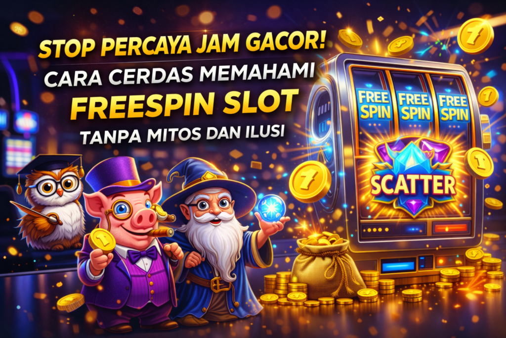 Stop Percaya Jam Gacor! Cara Cerdas Memahami Freespin Slot Tanpa Mitos dan Ilusi